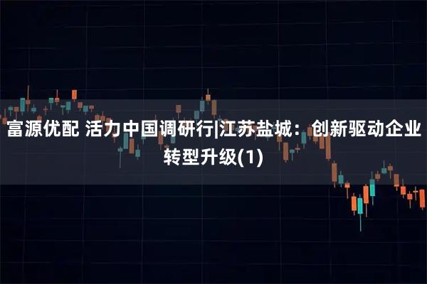 富源优配 活力中国调研行|江苏盐城：创新驱动企业转型升级(1)